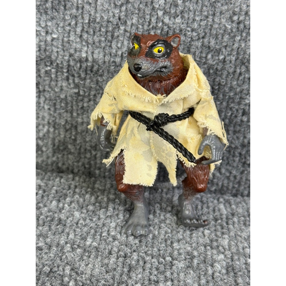 Vintage 1992 TMNT Master Splinter Figure Playmates Mirage Studios Robe Accessory